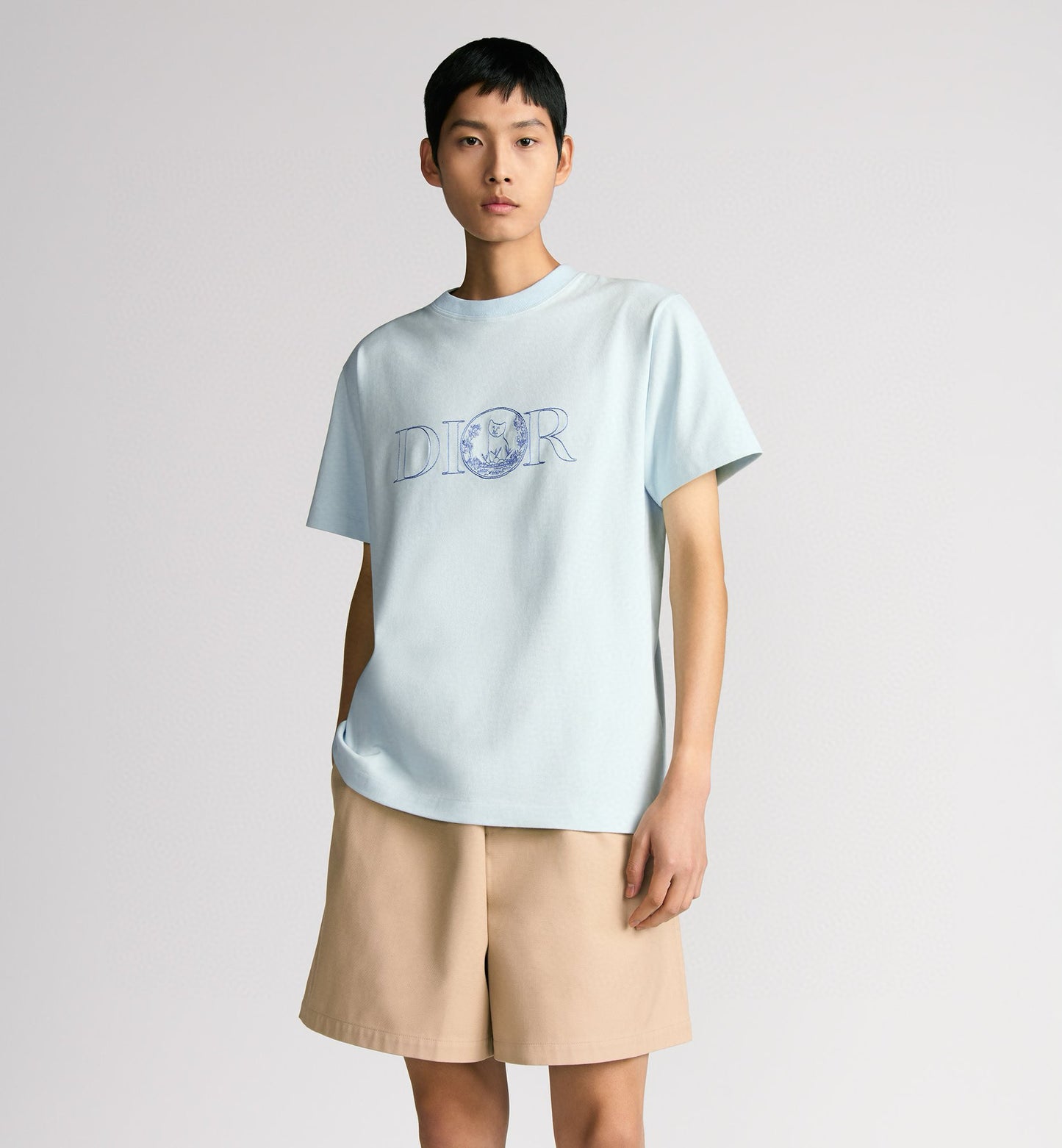 사슬 / 디올 남성 라운드넥 반팔 티셔츠