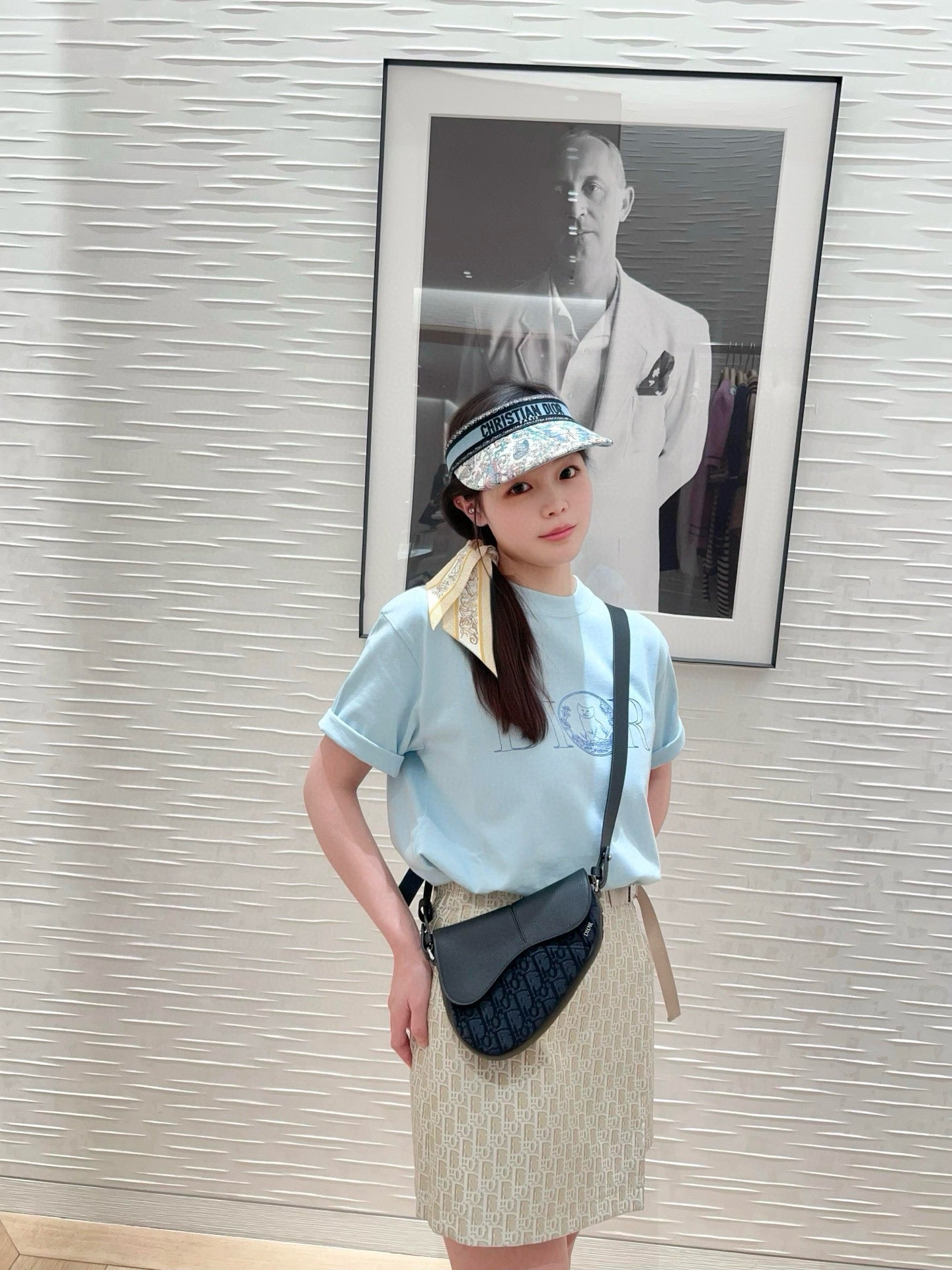 사슬 / 디올 남성 라운드넥 반팔 티셔츠