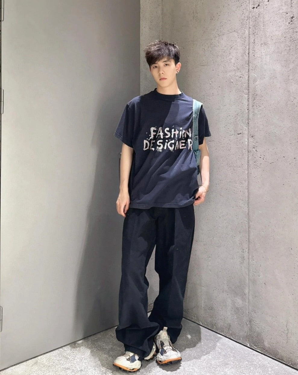 사슬 / 발렌시아가 남성 라운드넥 반팔 티셔츠
