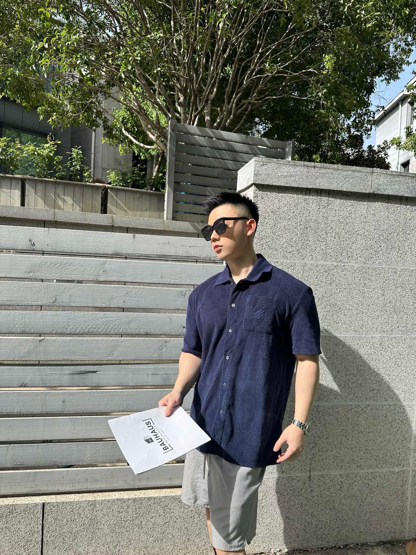 사슬 / 루이비통 남성 반팔 셔츠