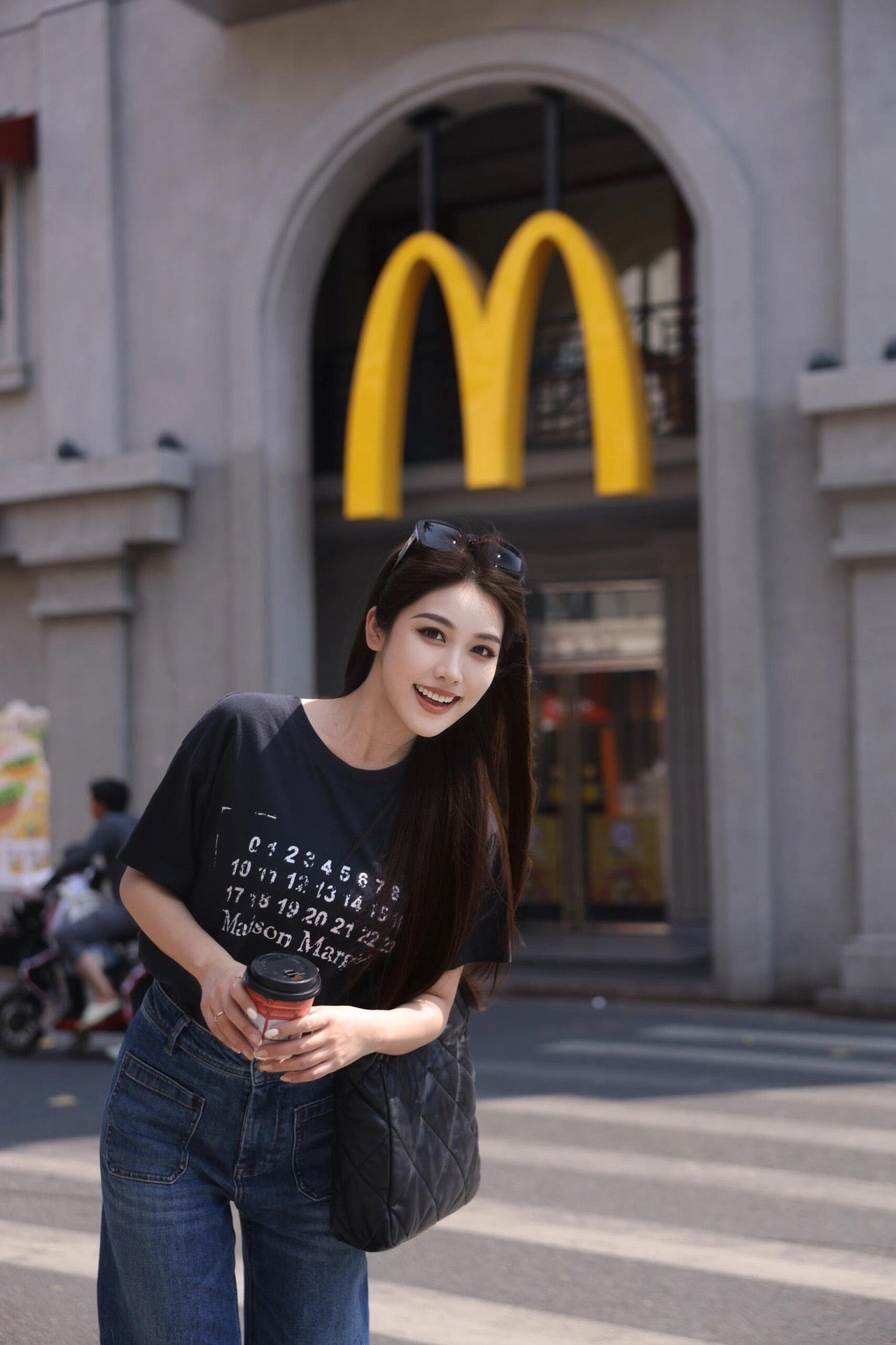 사슬 / 메종마르지엘라 남성 여성 반팔 라운드 티셔츠