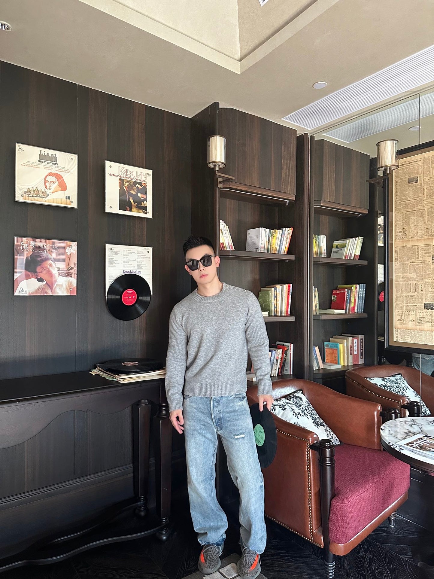 GTR / 샤넬 남성 여성 긴팔 스웨터 니트