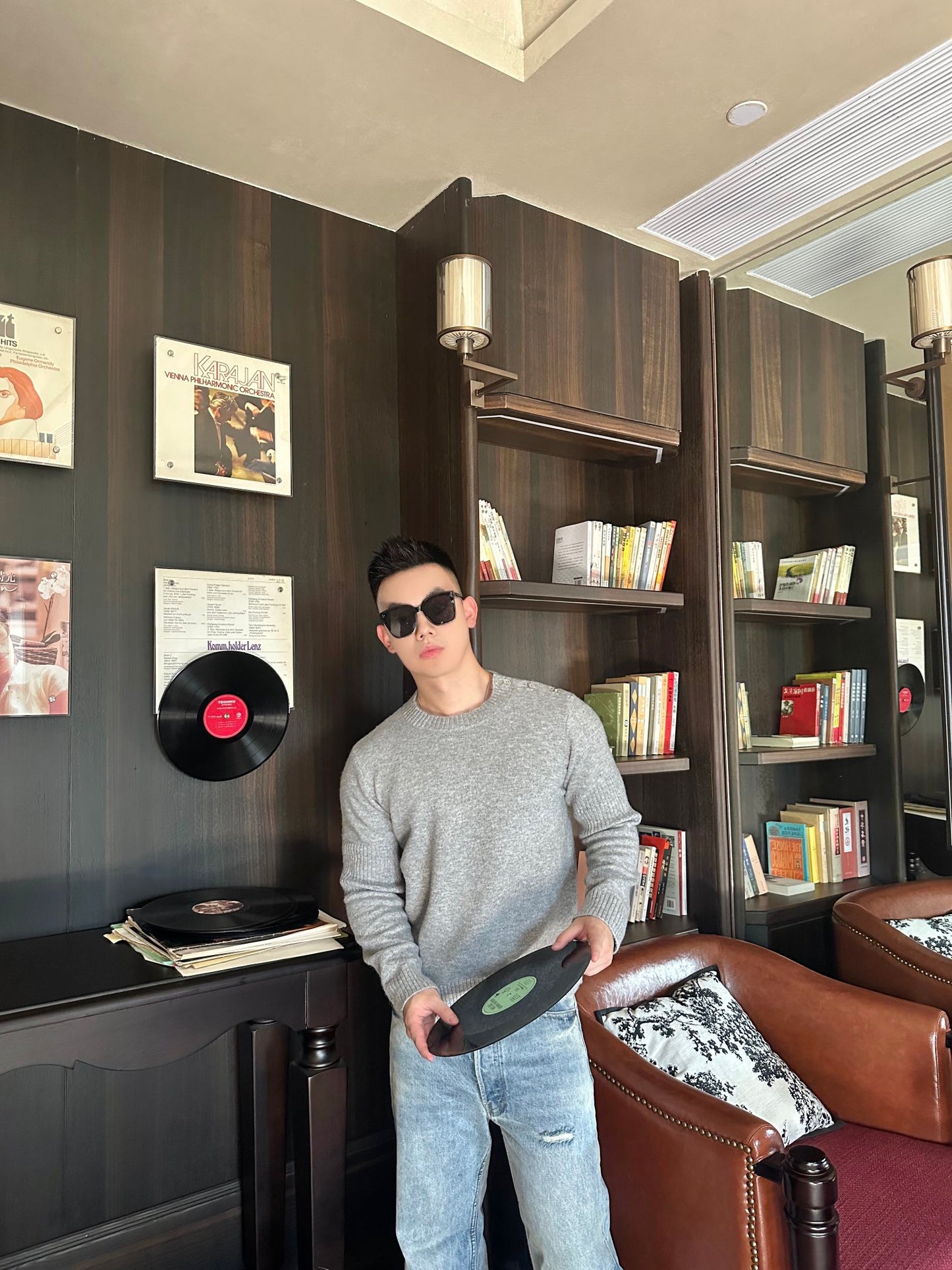 GTR / 샤넬 남성 여성 긴팔 스웨터 니트