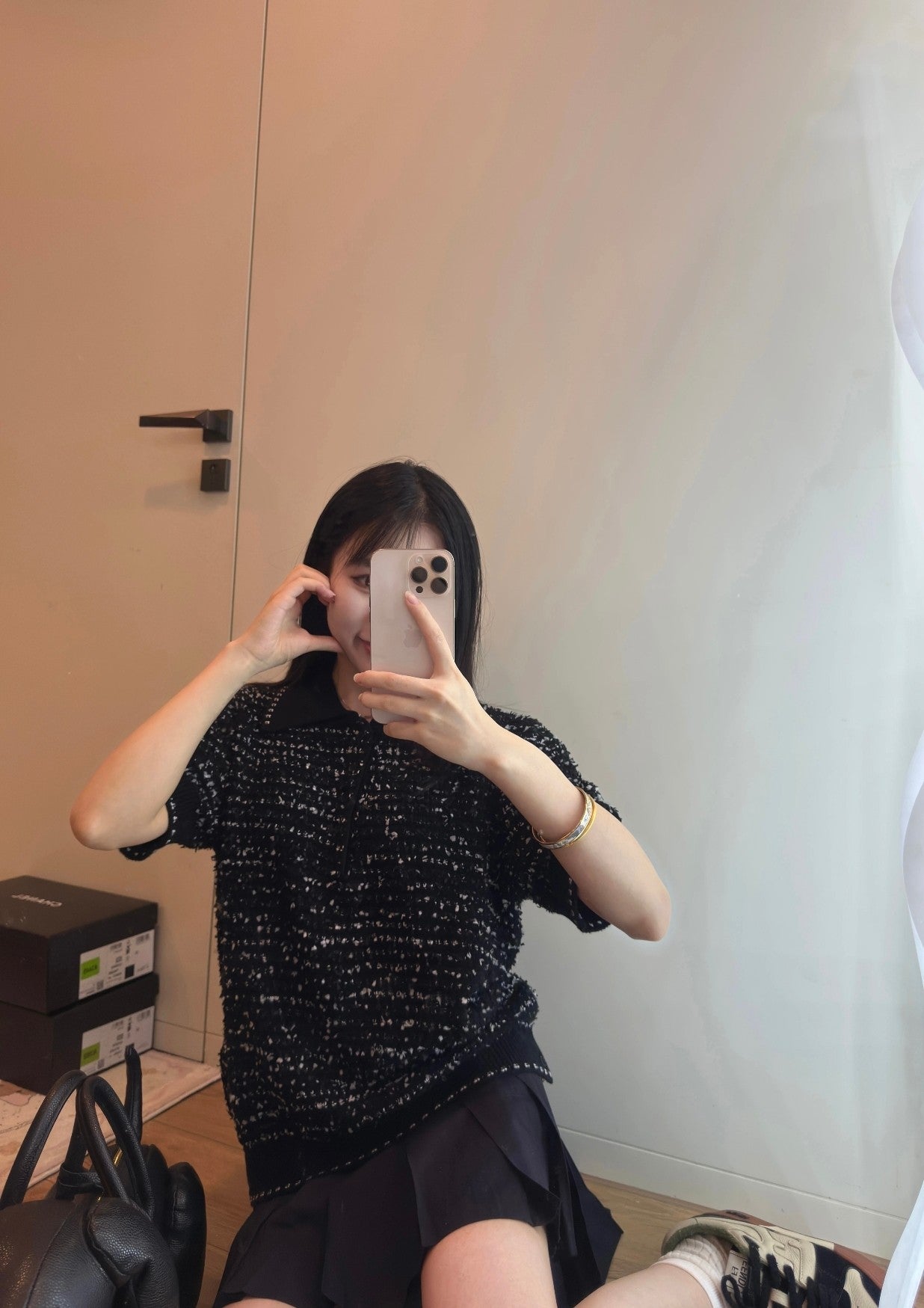 GTR / 톰브라운 남성 폴로넥 반팔 셔츠