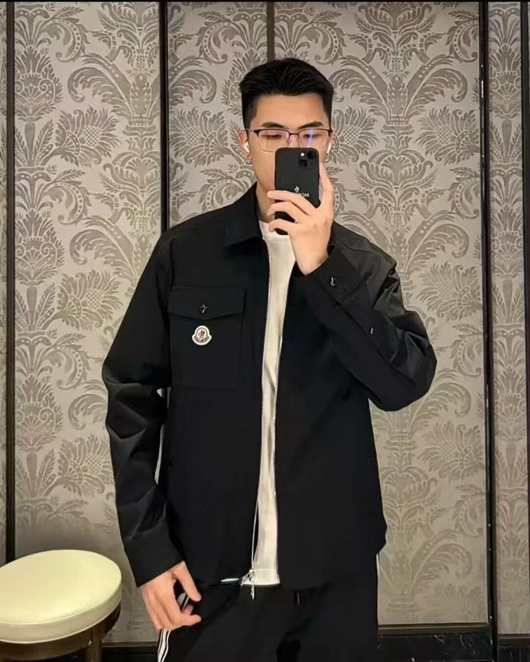 GTR / 몽클레어 남성 로고 지퍼 자켓