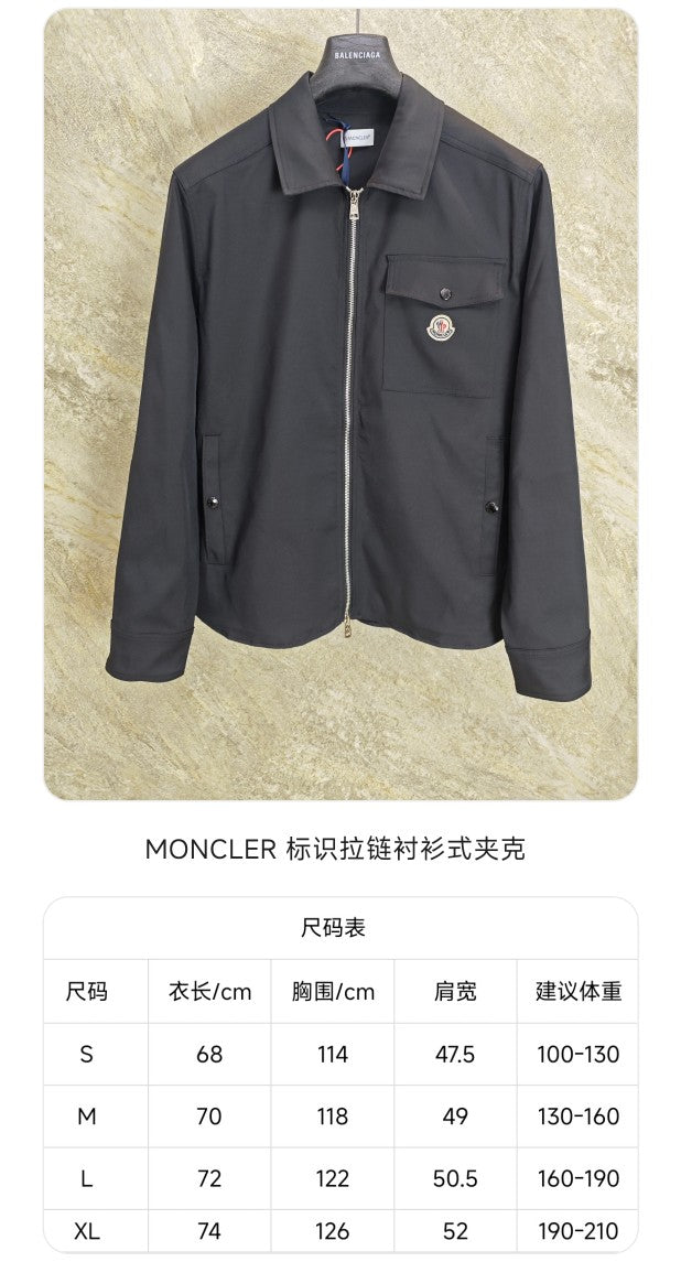 GTR / 몽클레어 남성 로고 지퍼 자켓