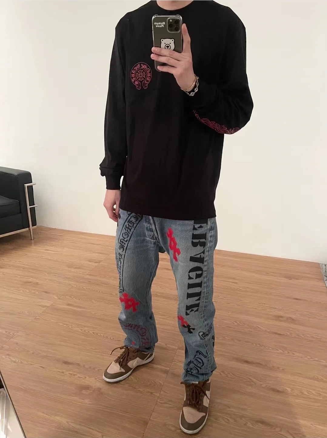 GTR / 크롬하츠 남성 긴팔 티셔츠