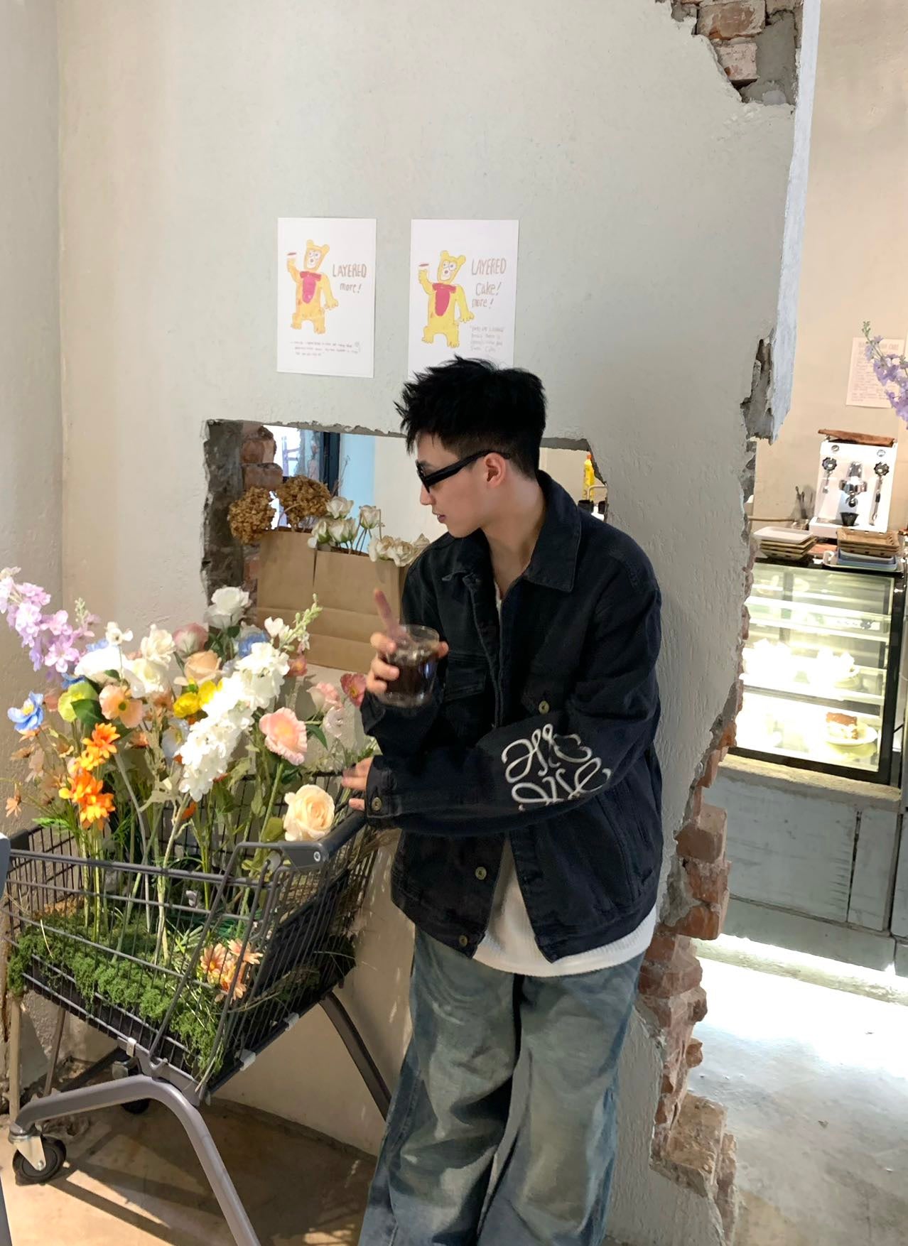 GTR / 로에베 남성 데님 자켓