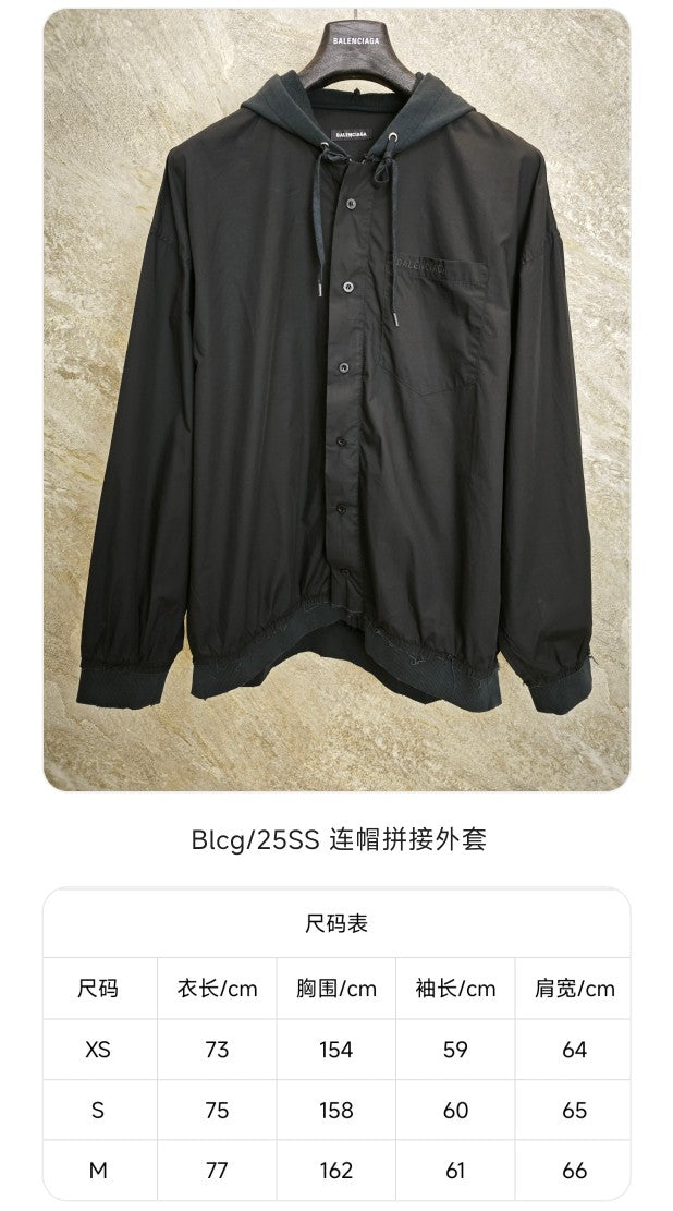 GTR / 발렌시아가 남성 후드 자켓