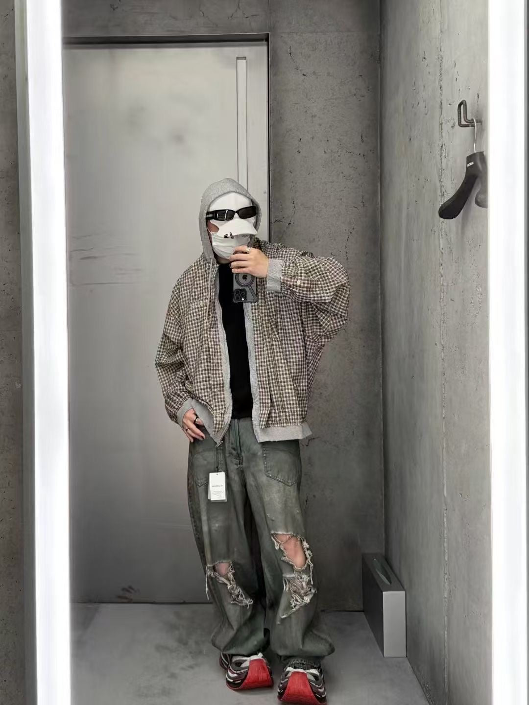 체인2호 / 발렌시아가 남성 후드 자켓