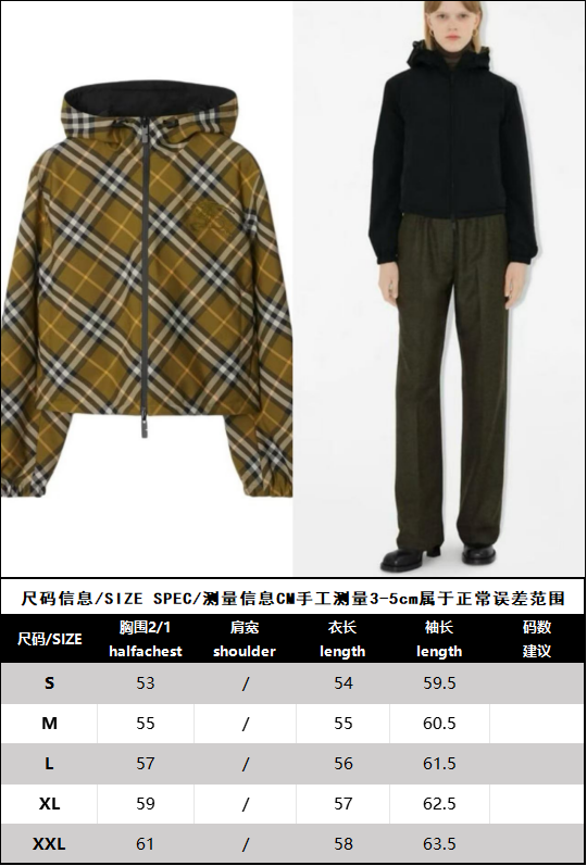 R공장 / 버버리 남성 양면 체크 자켓