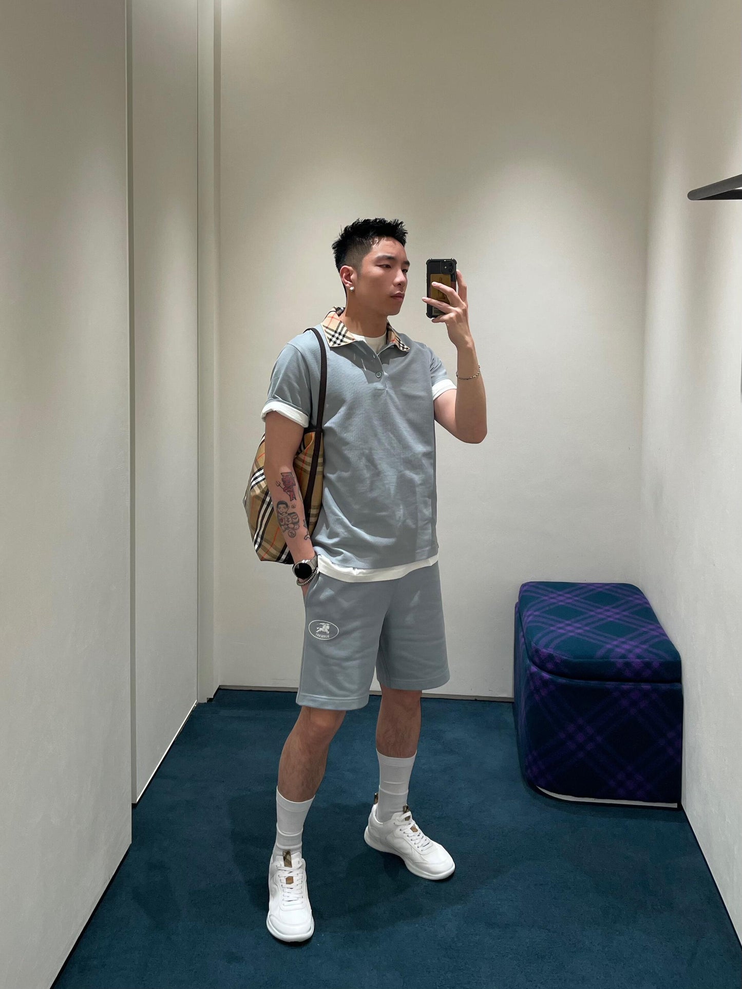 R공장 / 버버리 남성 면 반바지
