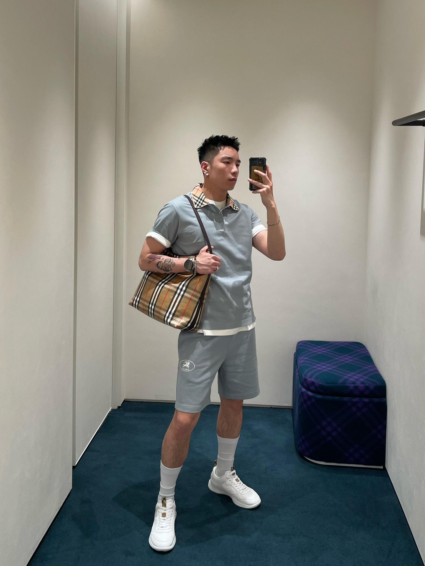 R공장 / 버버리 남성 면 반바지