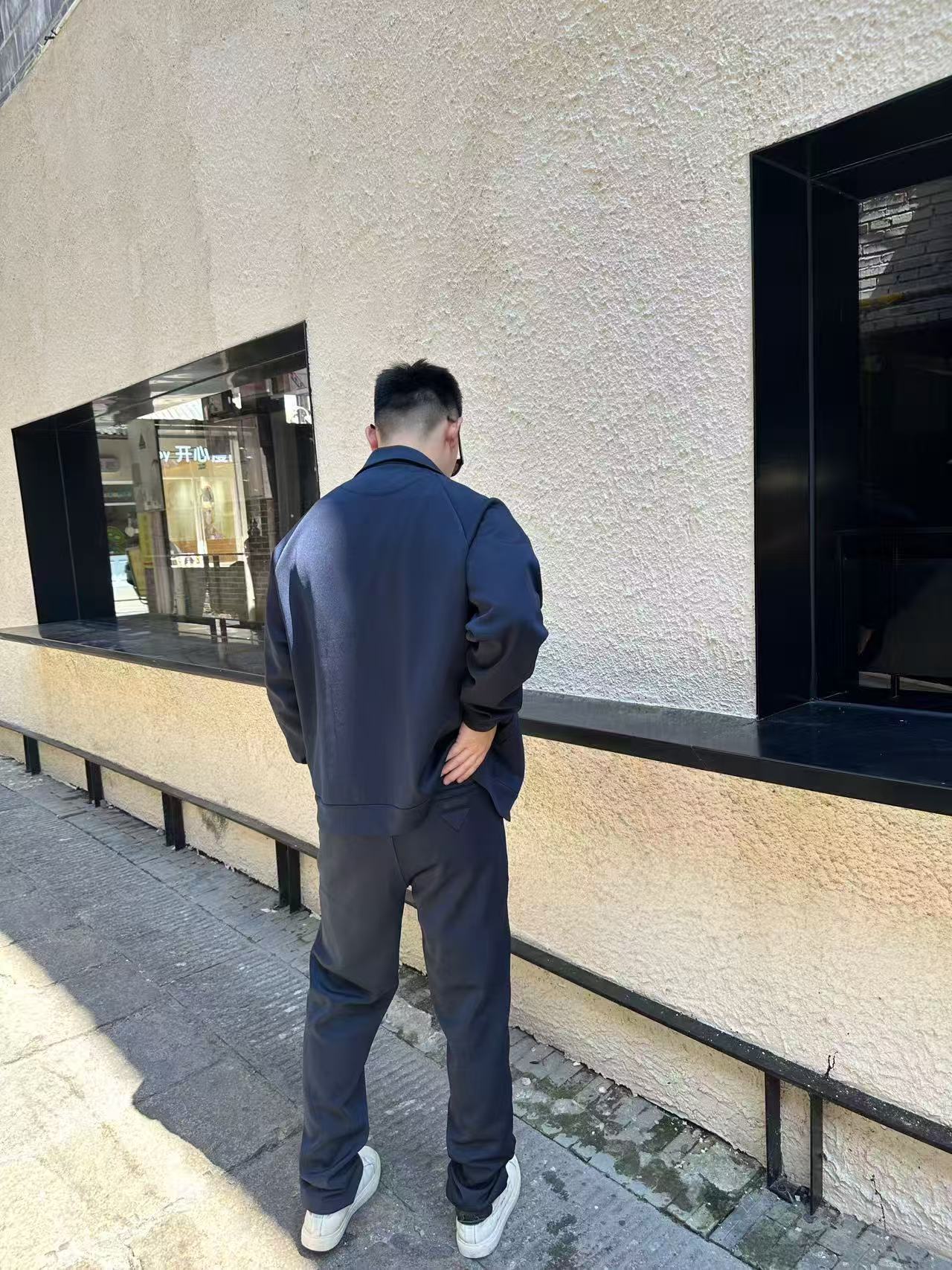 GTR / 프라다 남성 삼각 로고 재킷