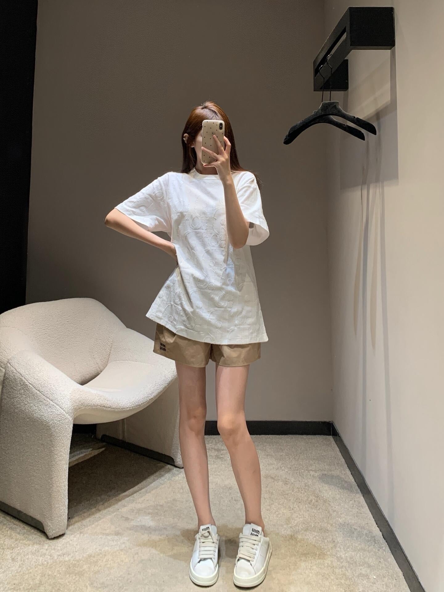 사슬 / 디올 남성 여성 반팔 티셔츠