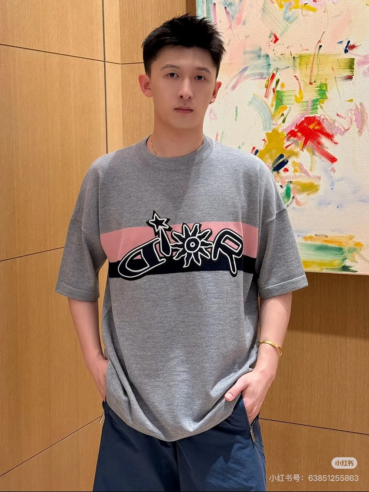 GTR / 디올 남성 반팔 티셔츠