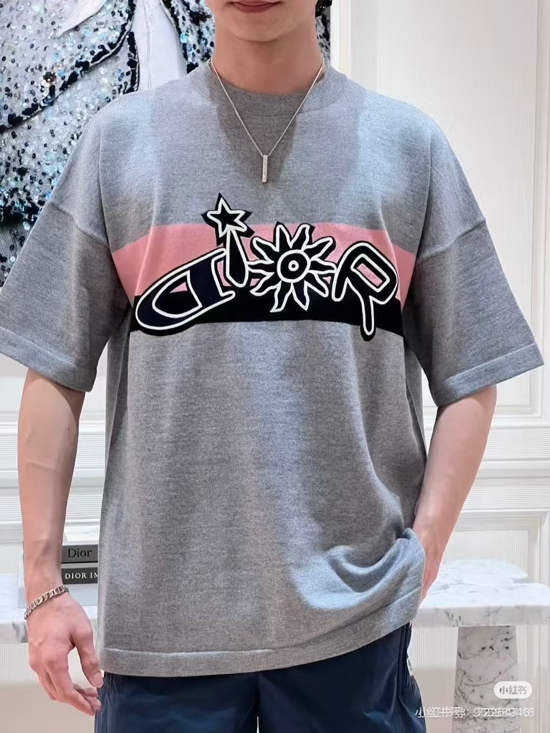 GTR / 디올 남성 반팔 티셔츠