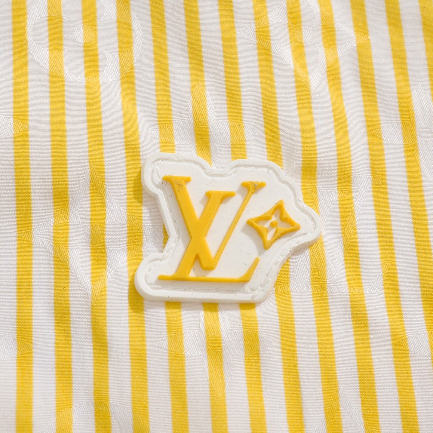 BVG / 루이비통 남성 스트라이프 옐로우 셔츠