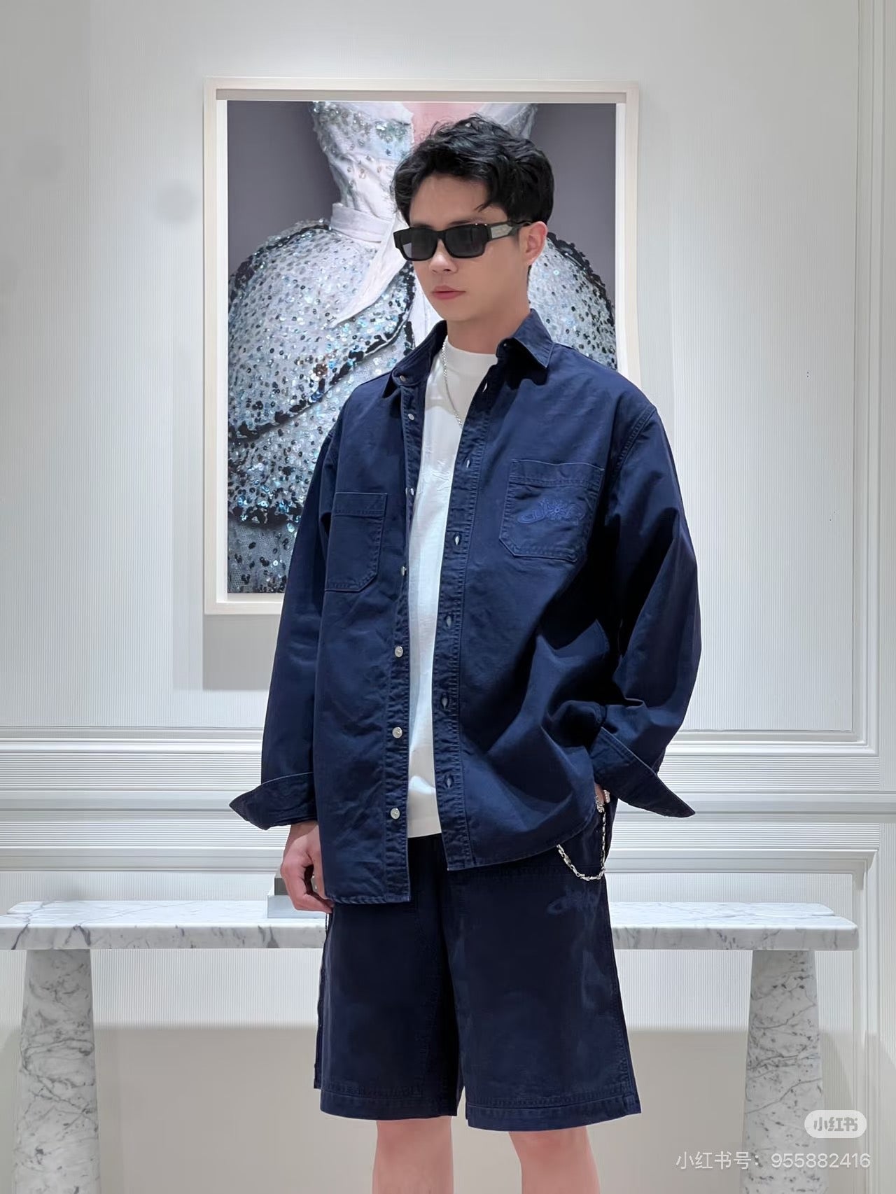 GTR / 디올 남성 데님 셔츠