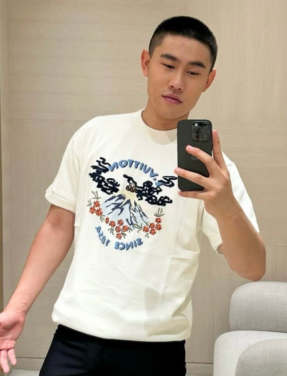 체인2호 / 루이비통 남성 여성 니트 반팔티