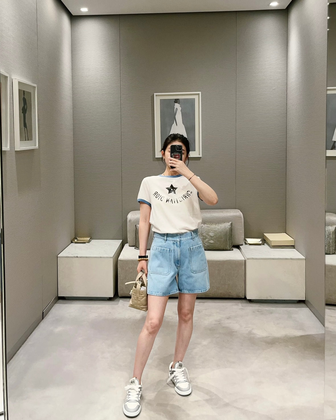체인2호 / 디올 여성 데님 반바지