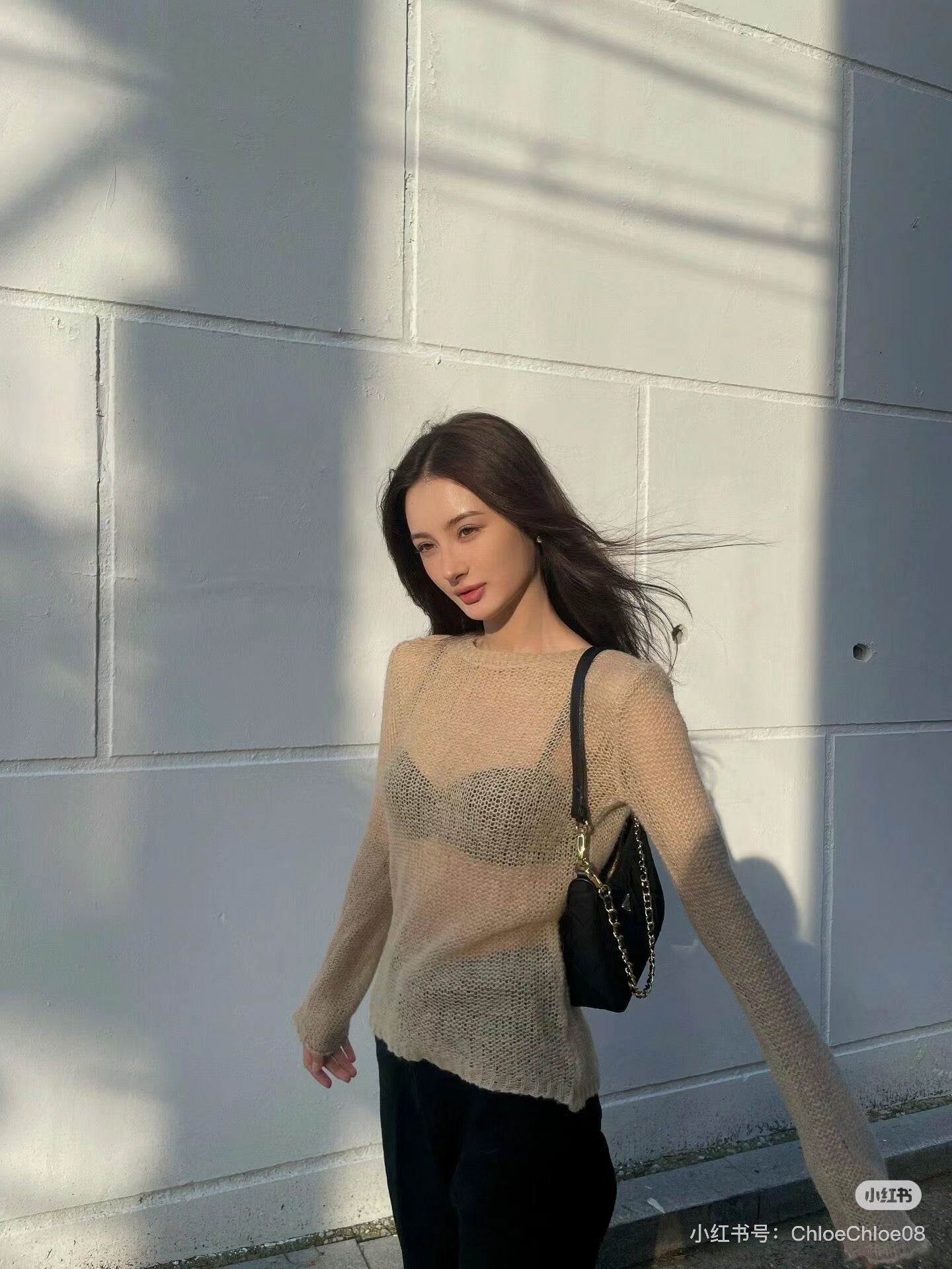 양 공장 / 프라다 여성 퀼팅 나일론 체인백