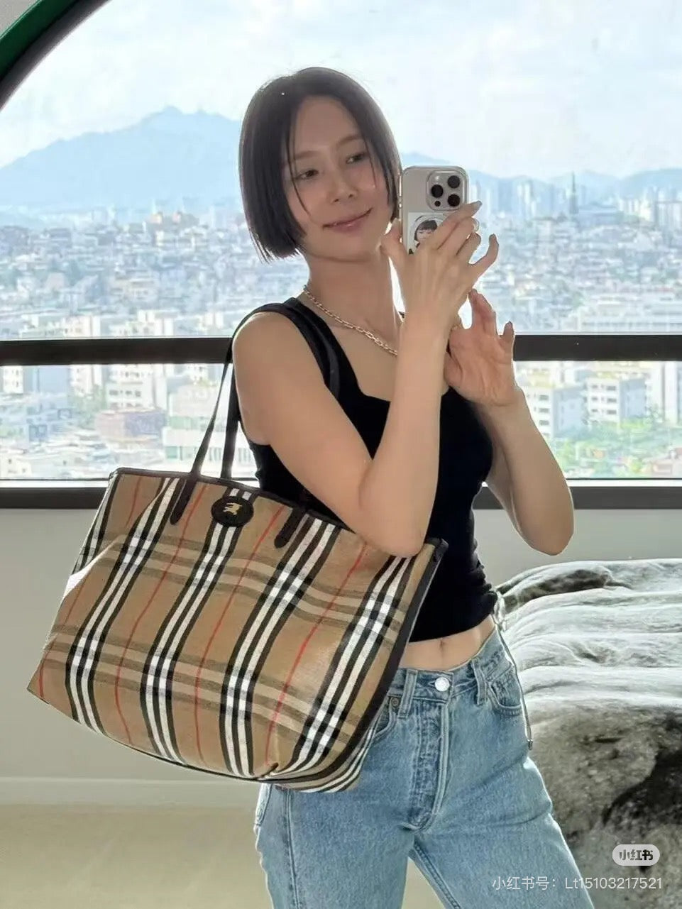 양 공장 / 버버리 쇼퍼백 가방