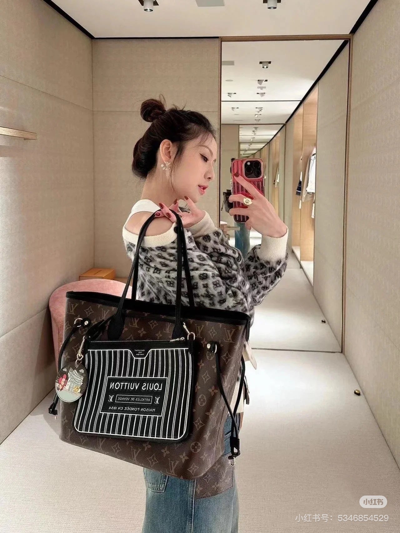 양 공장 / 루이비통 흑로화 가방