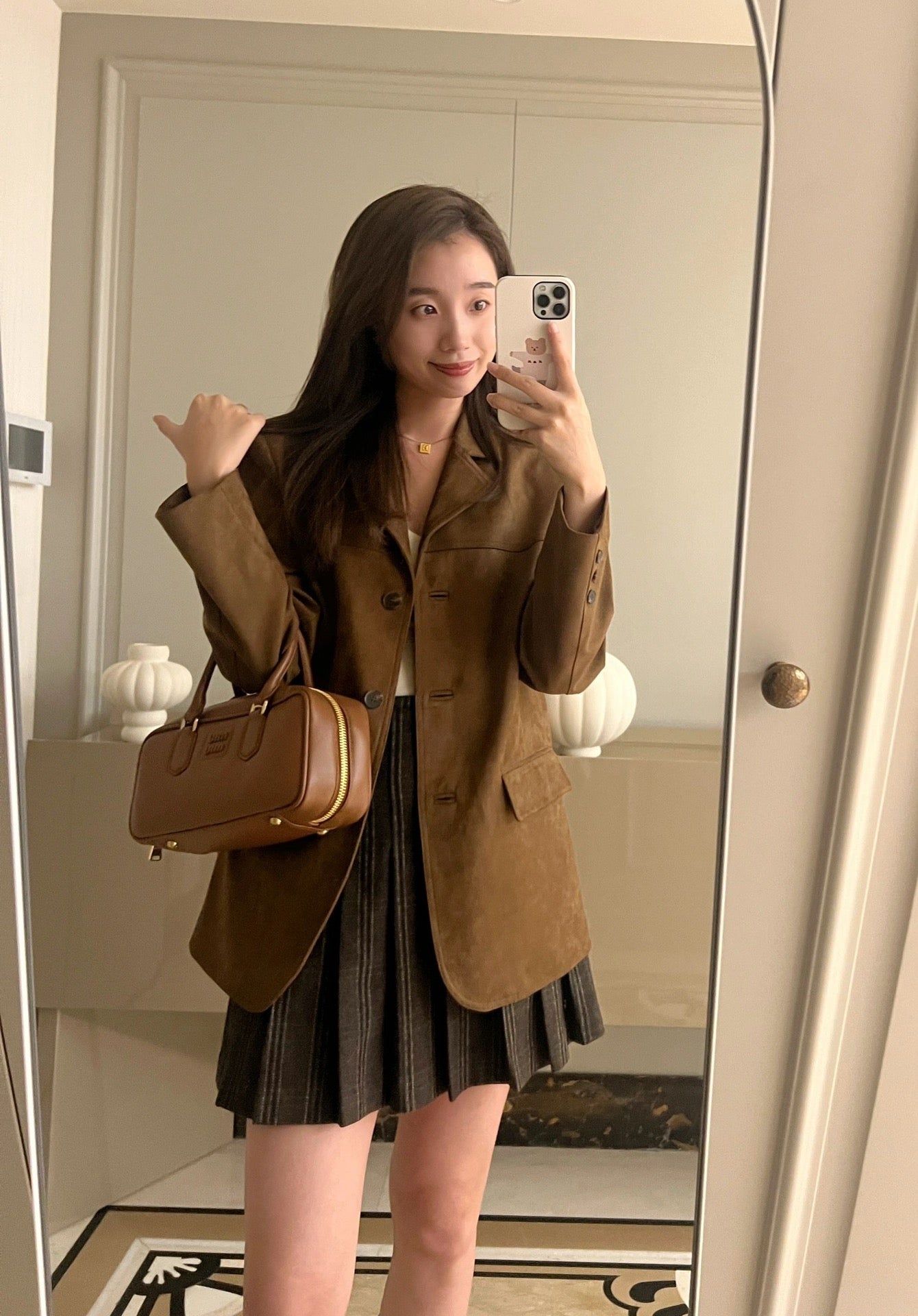 양 공장 / 미우미우 스몰 사이즈 블랙 볼링백