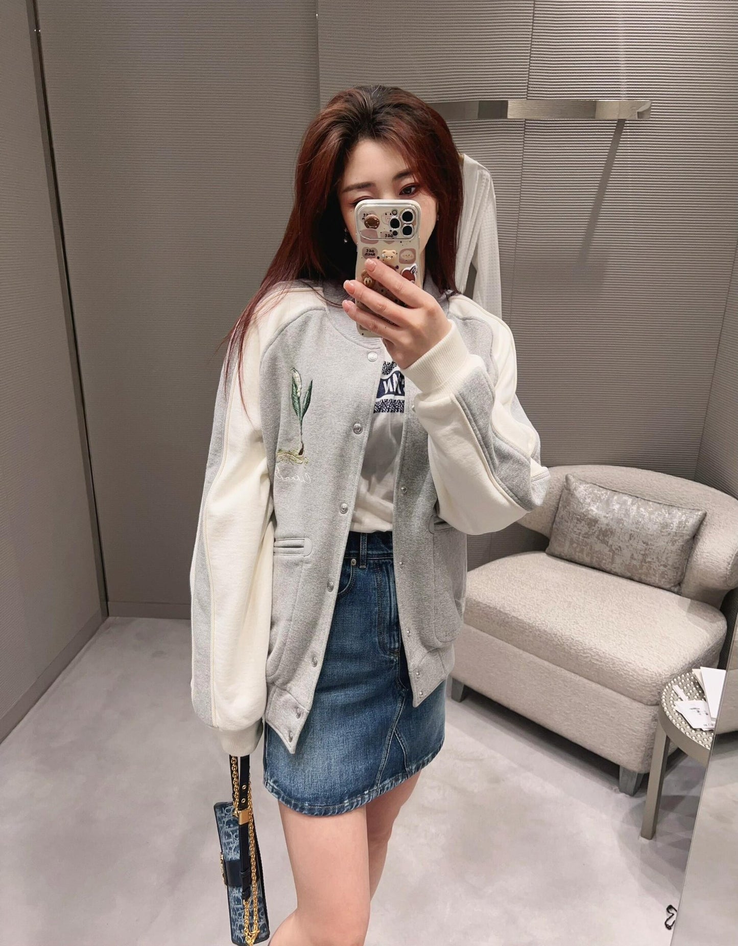 GTR / 디올 남성 여성 야구 점퍼