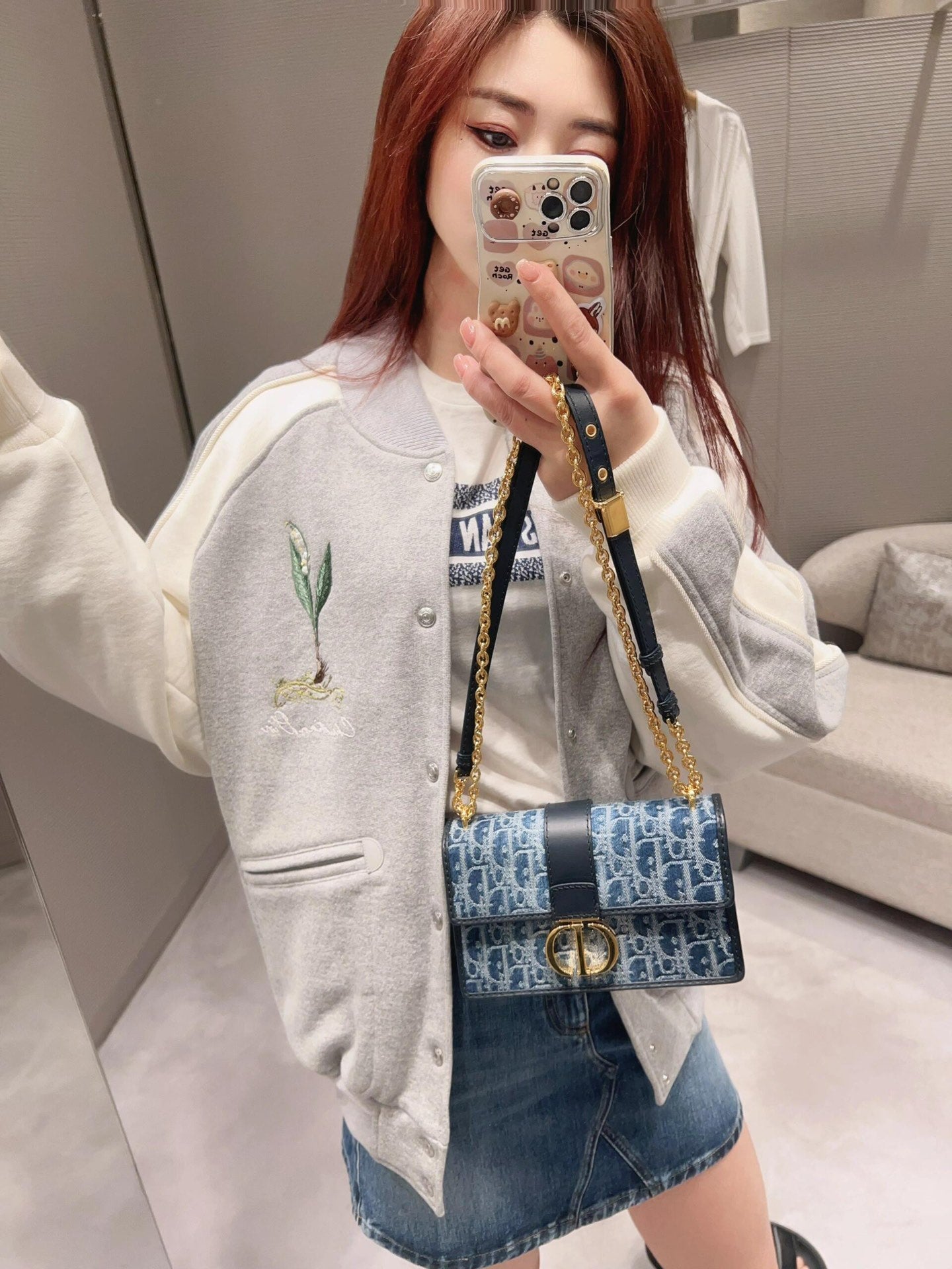 GTR / 디올 남성 여성 야구 점퍼