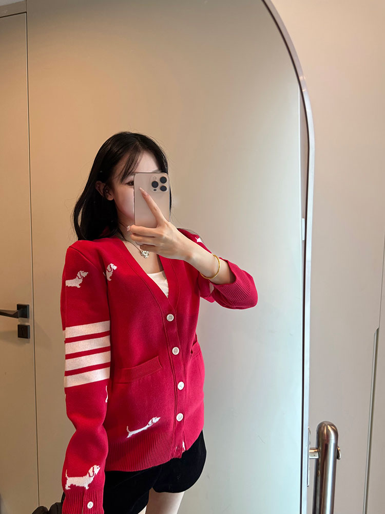 GTR / 톰브라운 여성 전판 강아지 니트