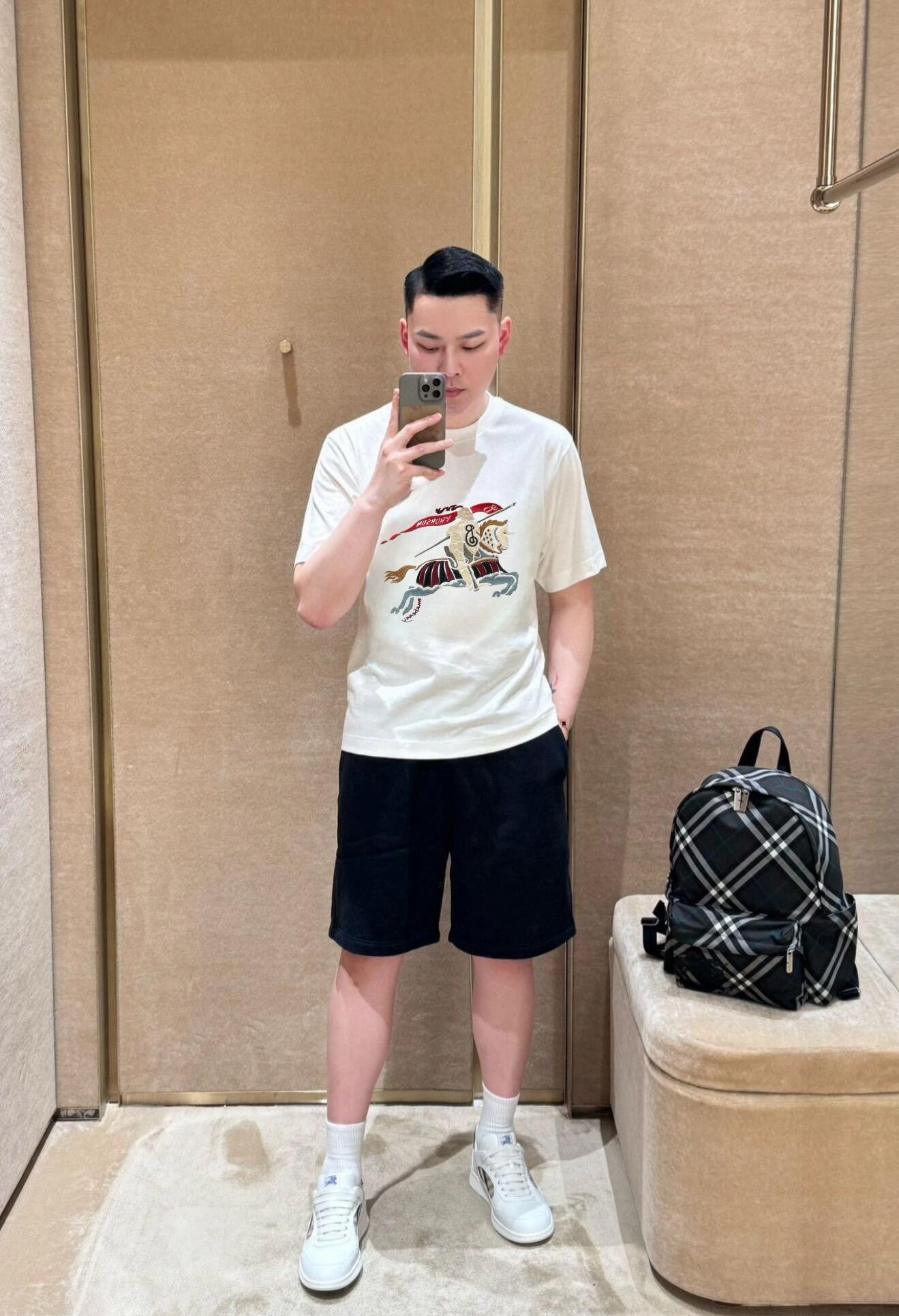 R공장 / 버버리 남성 여성 면 반팔