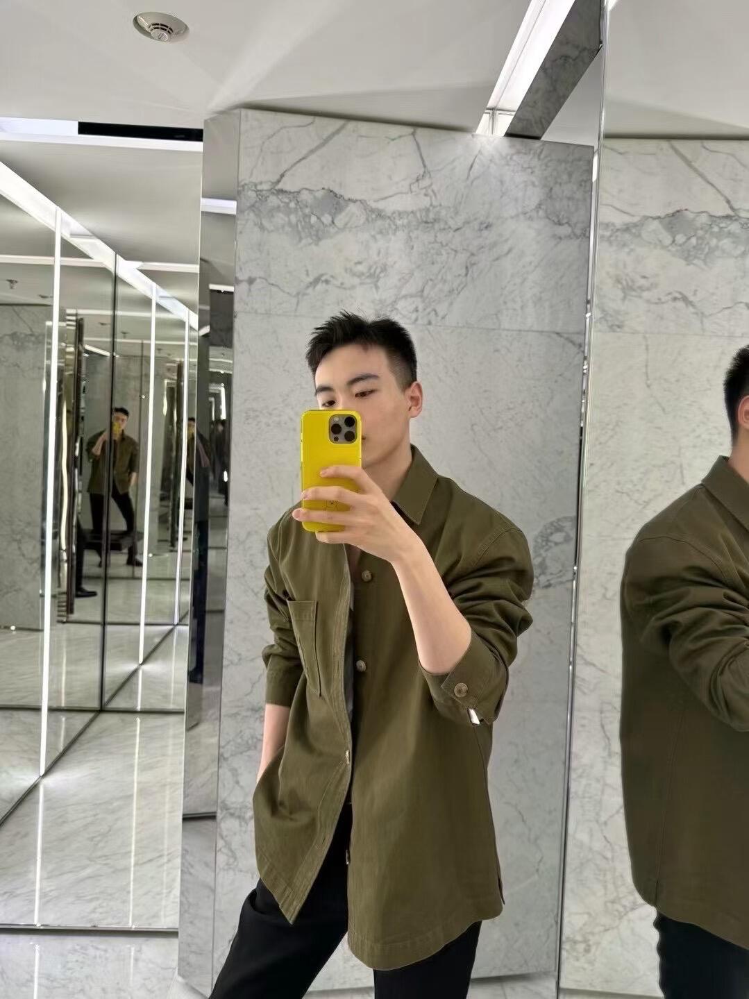 R공장 / 생로랑 남성 솔리드 셔츠