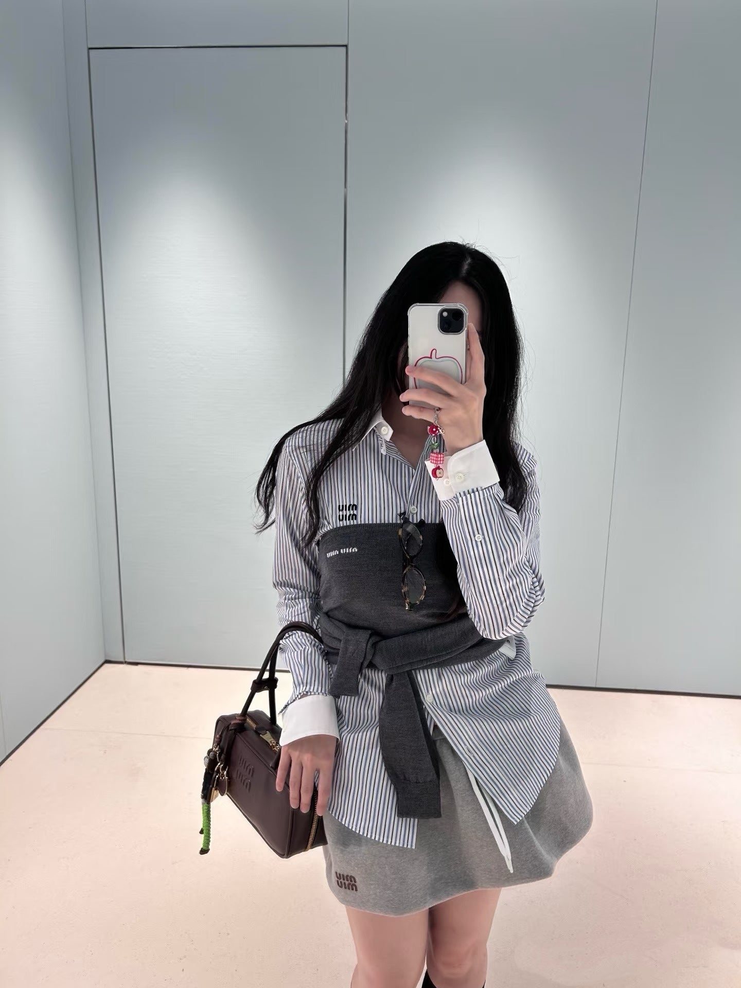티모 공장 / 미우미우 여성 스트라이프 셔츠