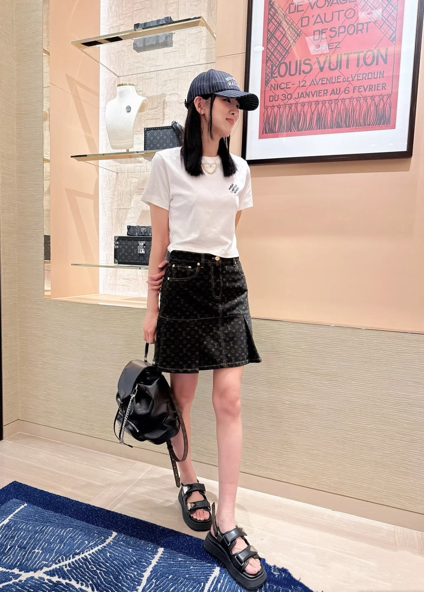 티모 공장 / 루이비통 여성 데님 스커트