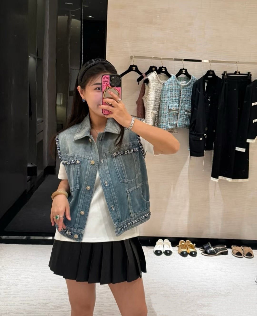 티모 공장 / 샤넬 여성 데님 조끼