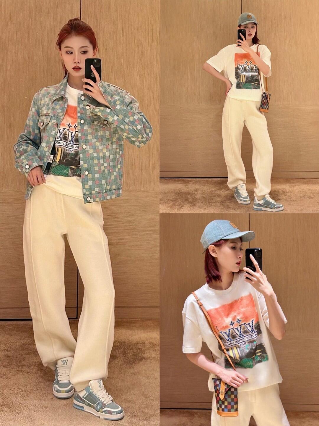 R공장 / 루이비통 남성 면 반팔