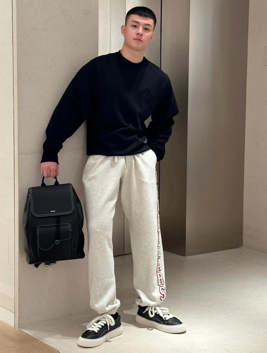 R공장 / 디올 남성 면 맨투맨