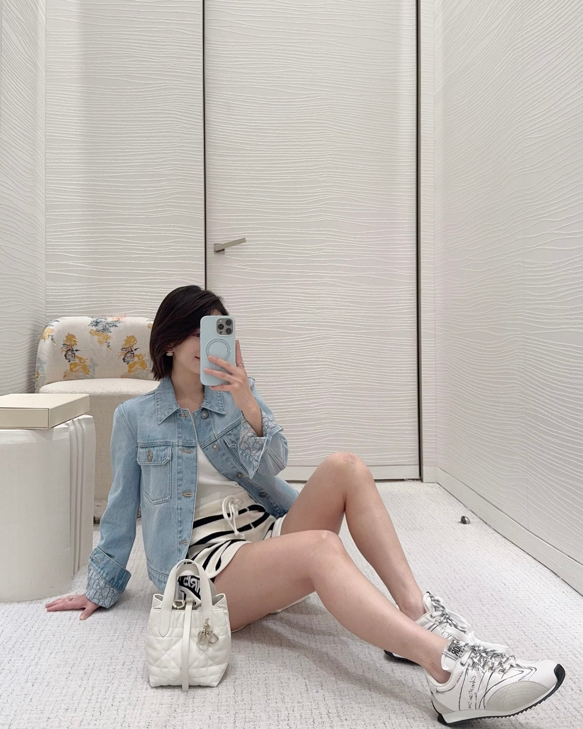 체인2호 / 디올 여성 데님 재킷