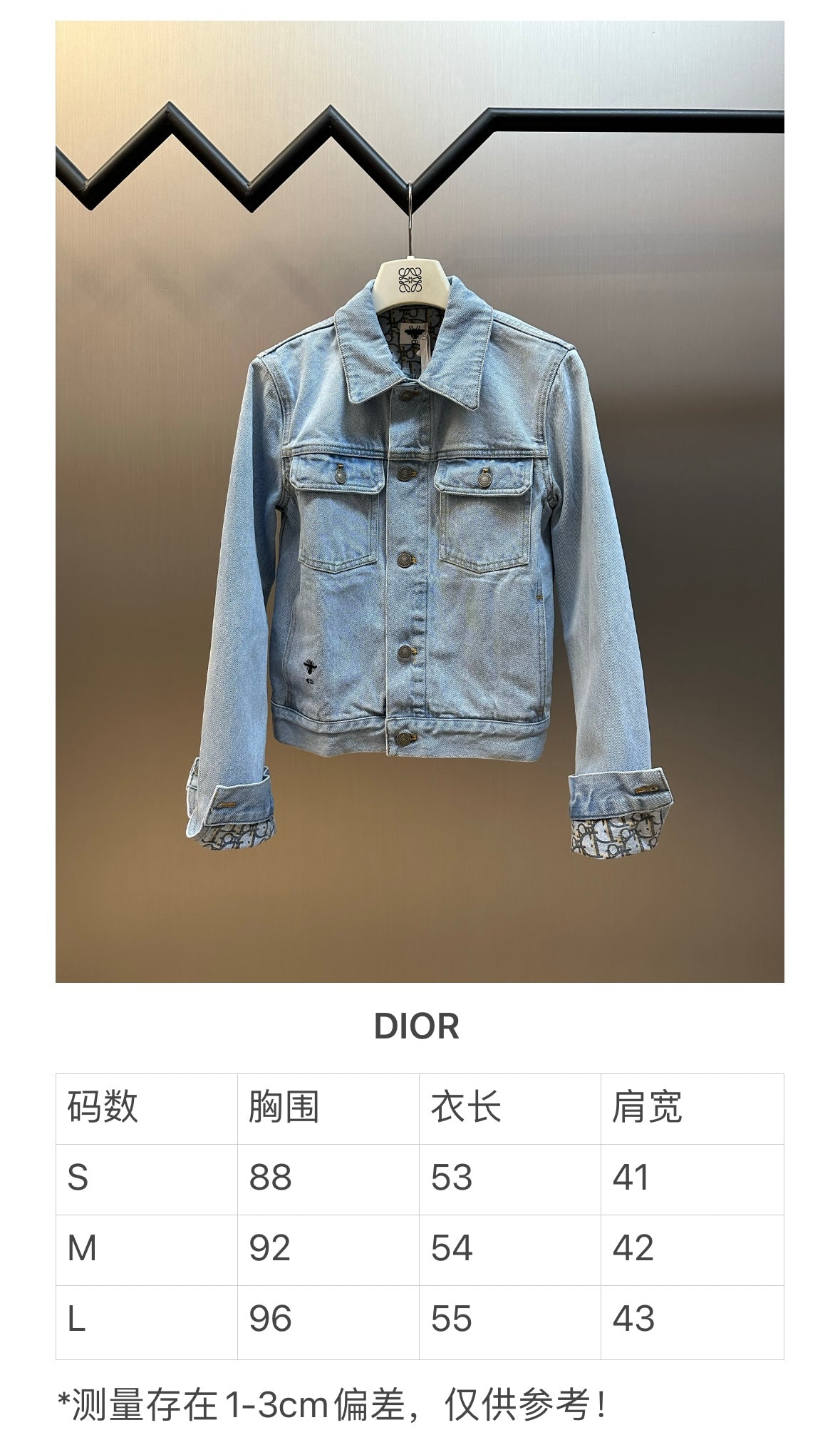 체인2호 / 디올 여성 데님 재킷