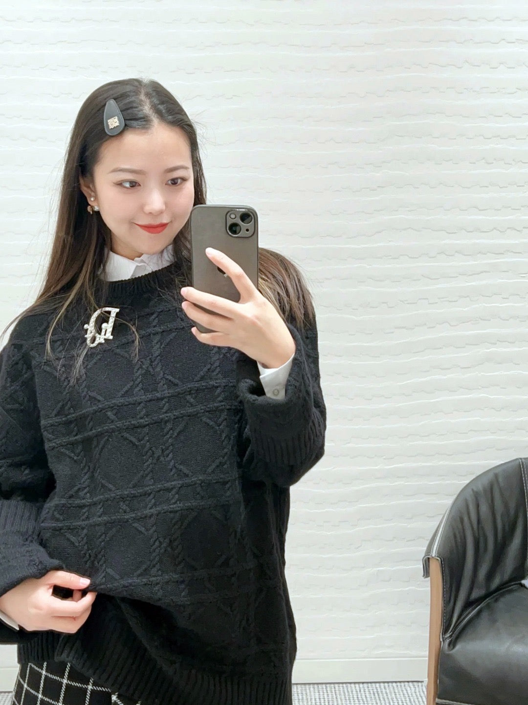 체인2호 / 디올 남성 여성 라운드 니트