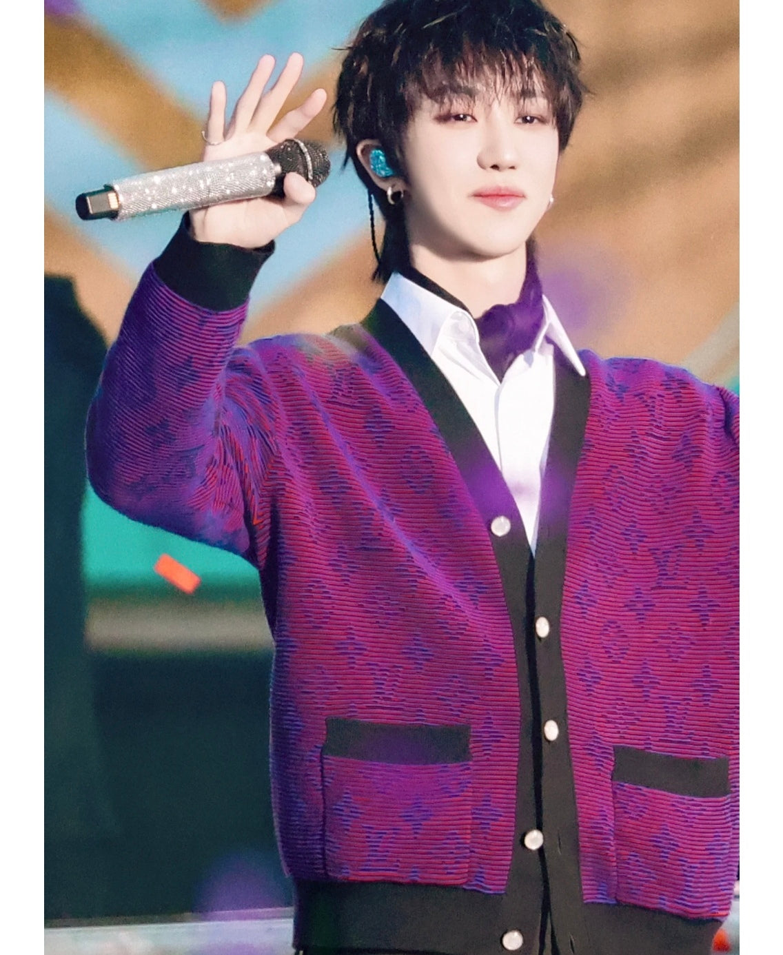 BVG / 루이비통 남성 퍼플 니트