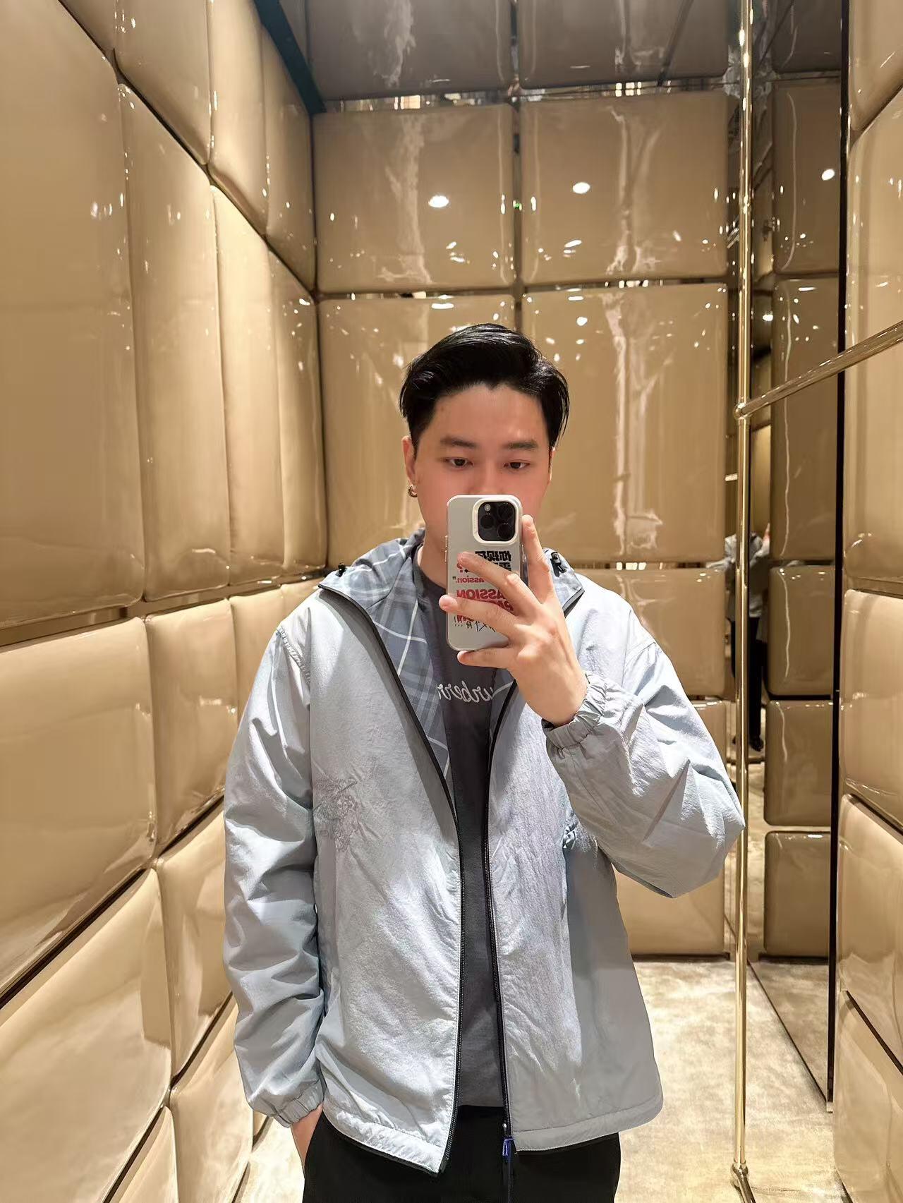 BVG / 버버리 남성 여성 양면 재킷