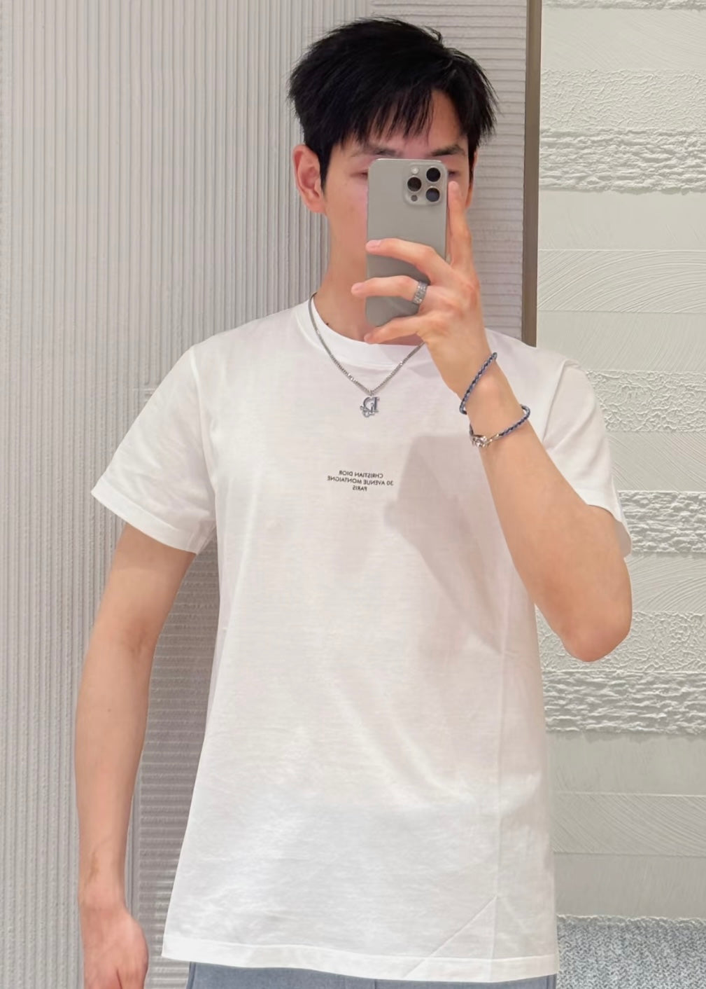 TJ셀러 / 디올 남성 여성 면 반팔 티셔츠
