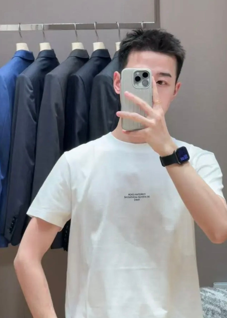 TJ셀러 / 디올 남성 여성 면 반팔 티셔츠