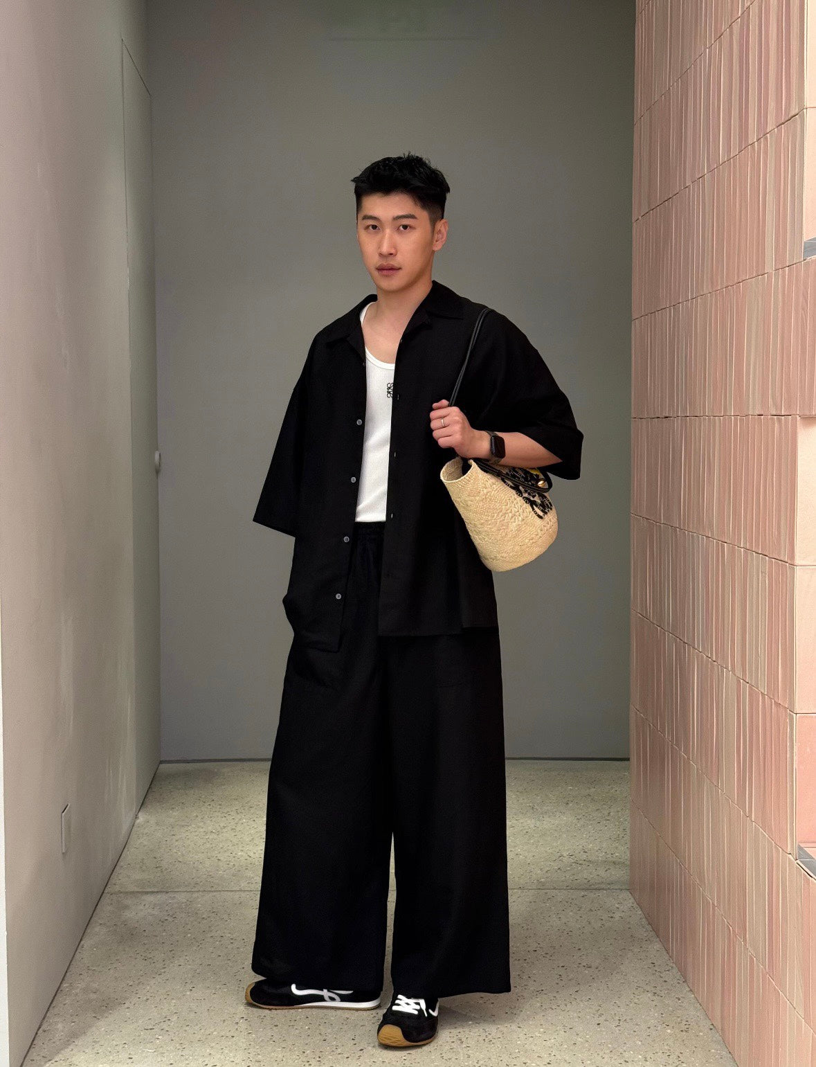 BVG / 로에베 남성 와이드 팬츠