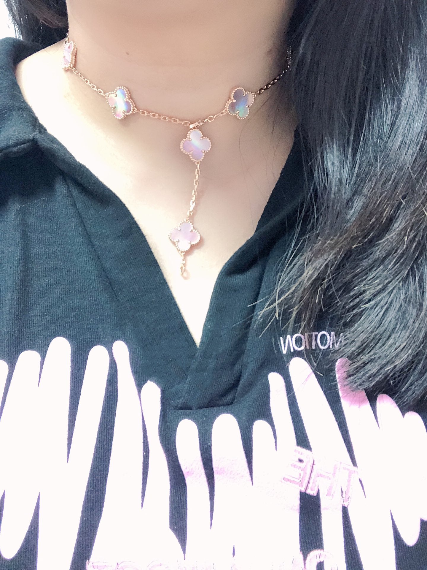 보스 악세사리 / VCA 네잎클로버 목걸이