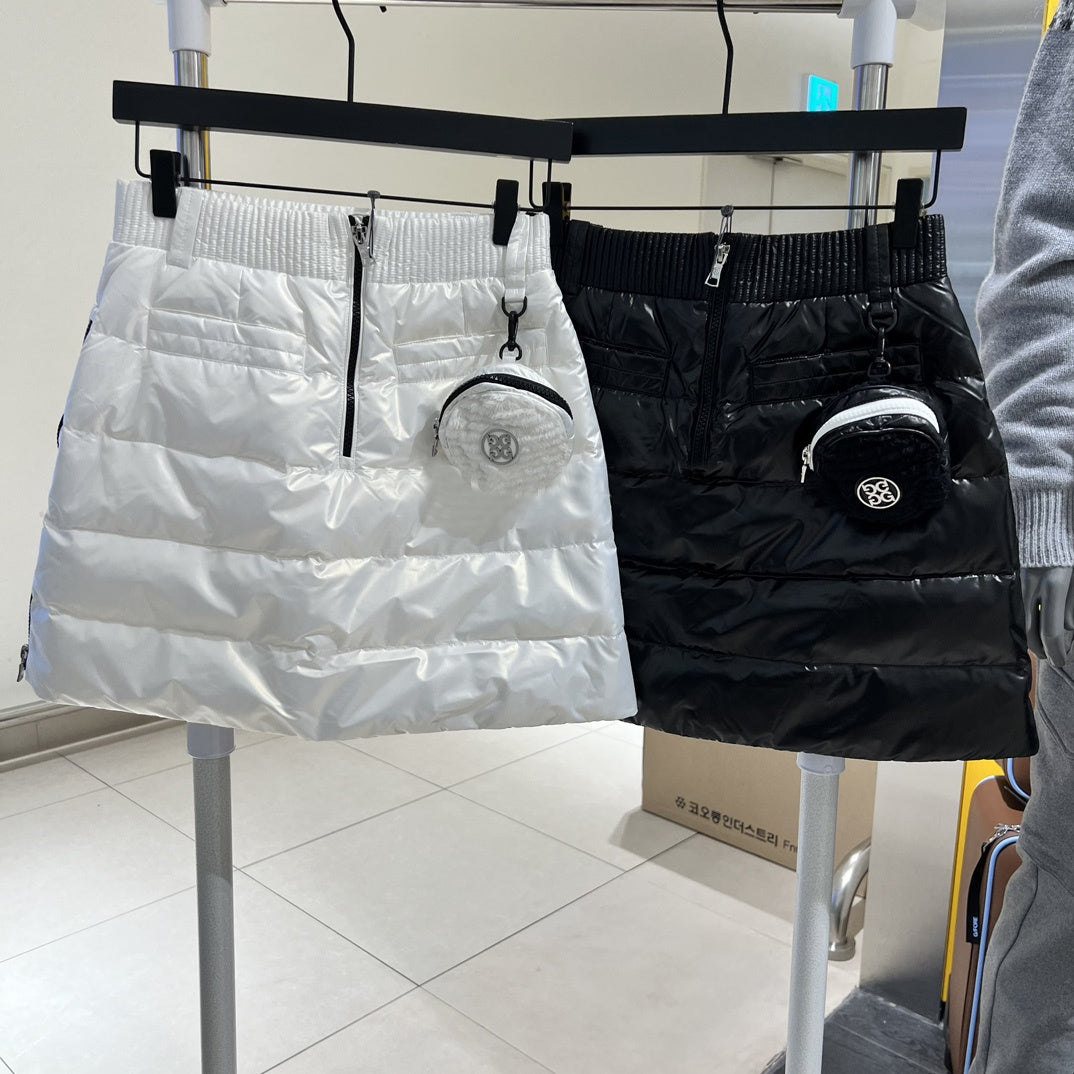 한국골프 / G/FORE 여성 코트 패딩 스커트