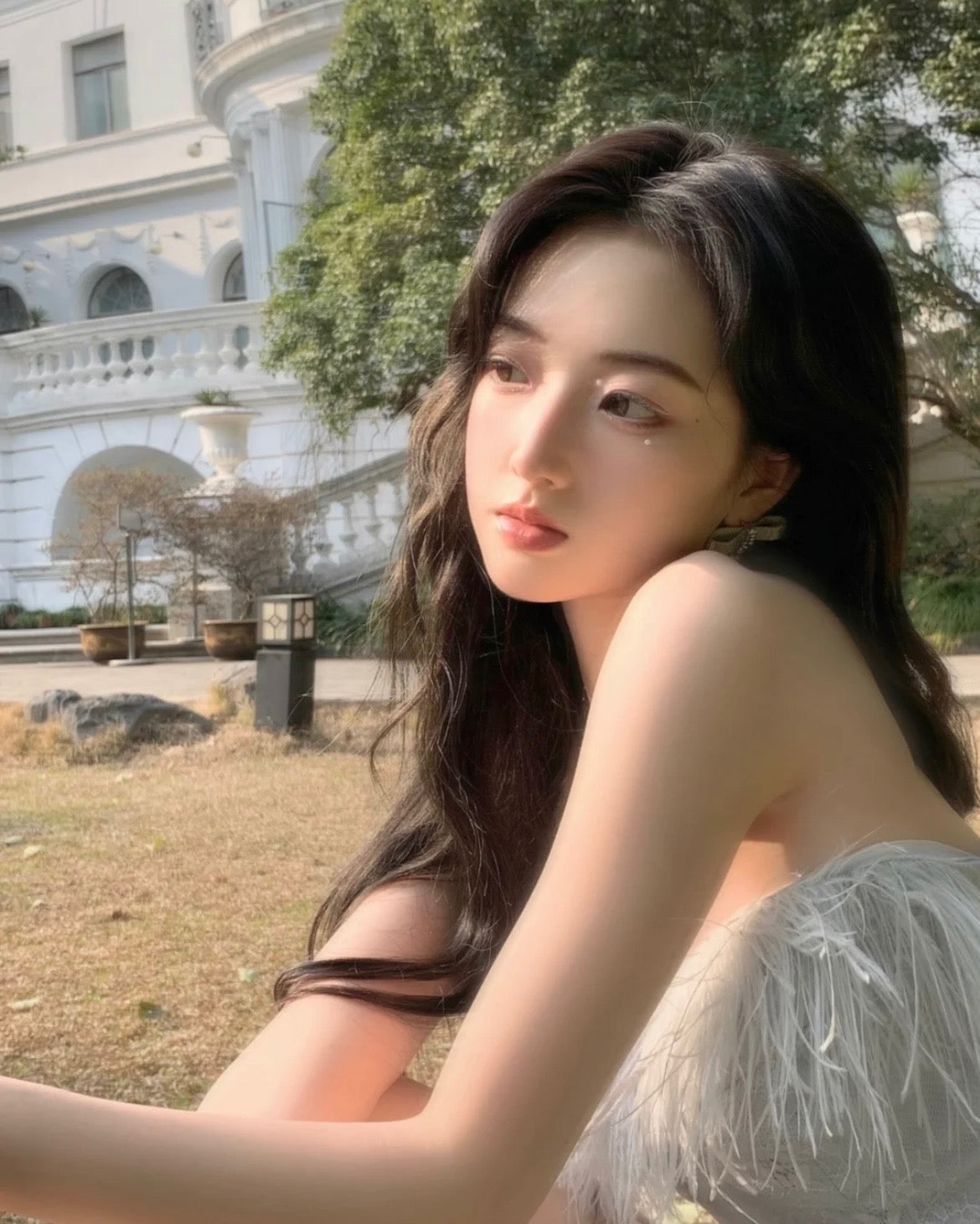 보스 악세사리 / 미우미우 여성 리본 귀걸이